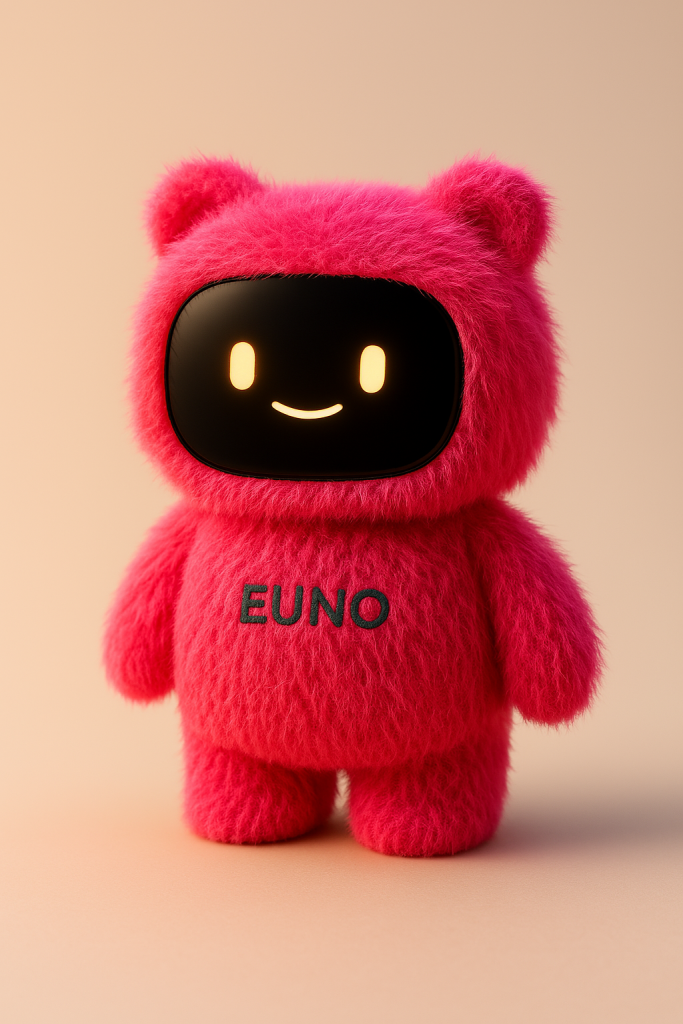 Photo u robot EUNO rouge